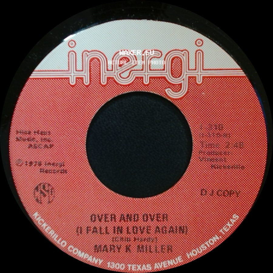 Mary K Miller - Handcuffed To A Heartache / Over And Over (I Fall In Love Again) side B