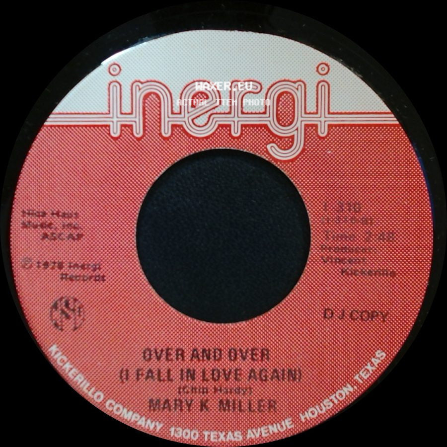 Mary K. Miller - Over And Over (I Fall In Love Again) / Handcuffed To A Heartache side A