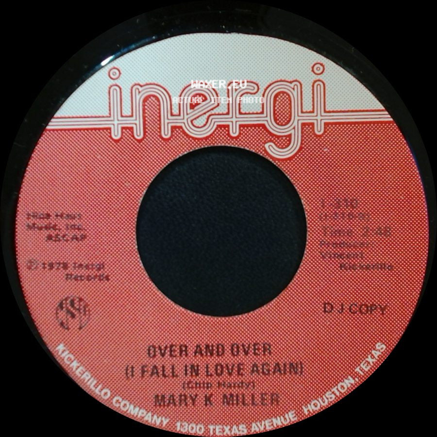 Mary K Miller - Handcuffed To A Heartache / Over And Over (I Fall In Love Again) side B
