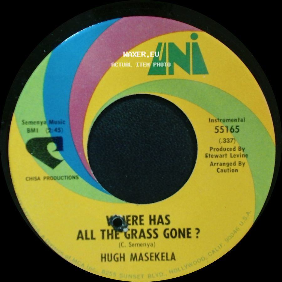 Hugh Masekela - Where Has All The Grass Gone? / I Haven't Slept side A