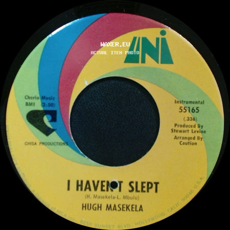Hugh Masekela - Where Has All The Grass Gone? / I Haven't Slept side B