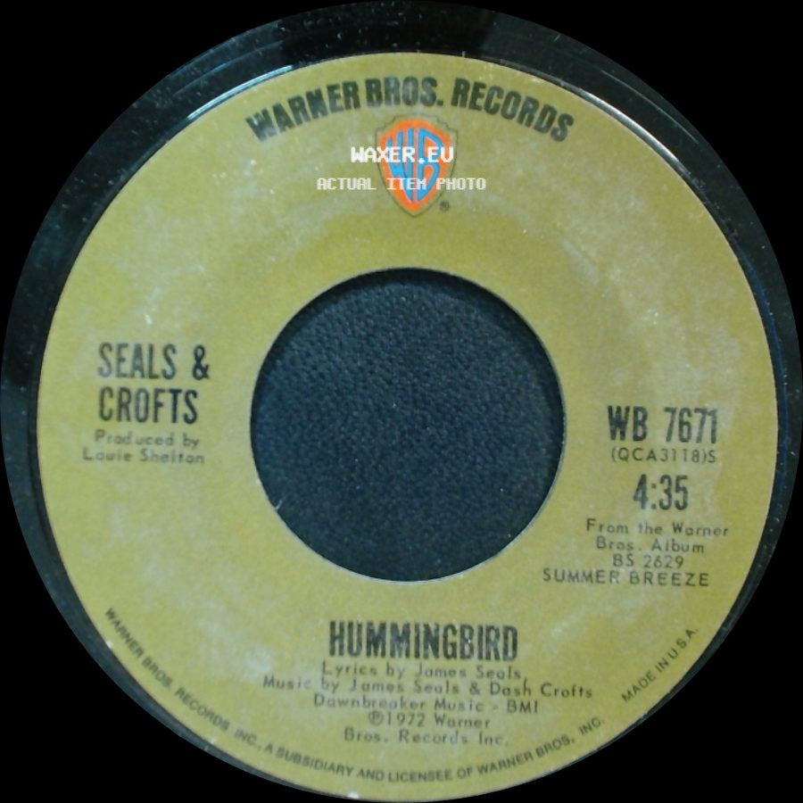 Seals & Crofts - Hummingbird / Say side A