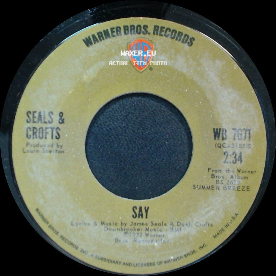 Seals & Crofts - Hummingbird / Say side B