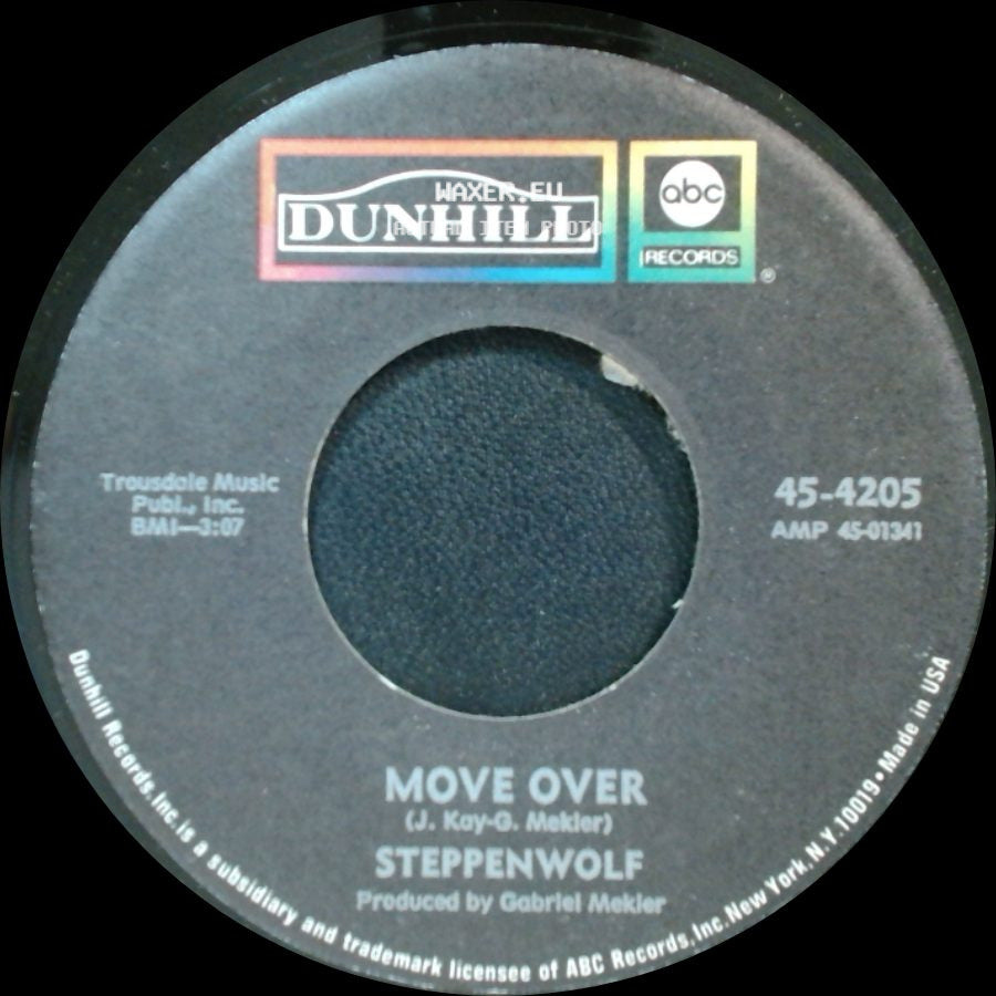 Steppenwolf - Move Over / Power Play side A