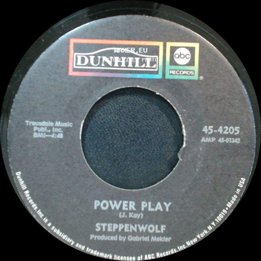 Steppenwolf - Move Over / Power Play side B