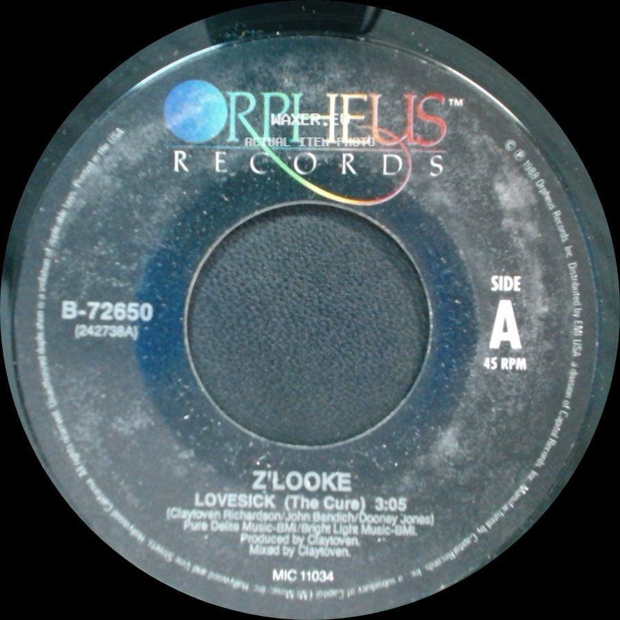 Z'looke - Lovesick (The Cure) / Lovesick (Doctor's Groove) side A