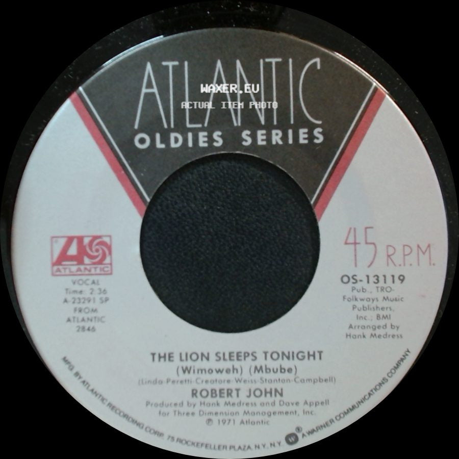 Robert John / Blues Image - The Lion Sleeps Tonight / Ride Captain Ride side A