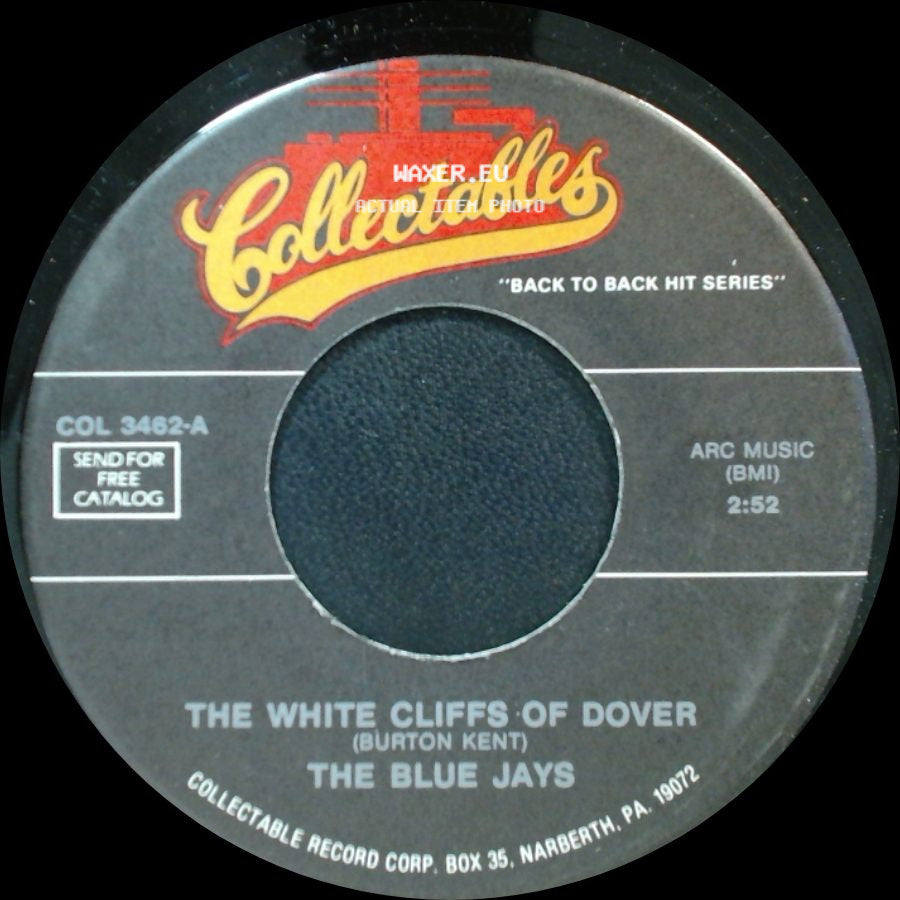 The Sentimentals / The Blue Jays - I Want To Love You / The White Cliffs Of Dover side B