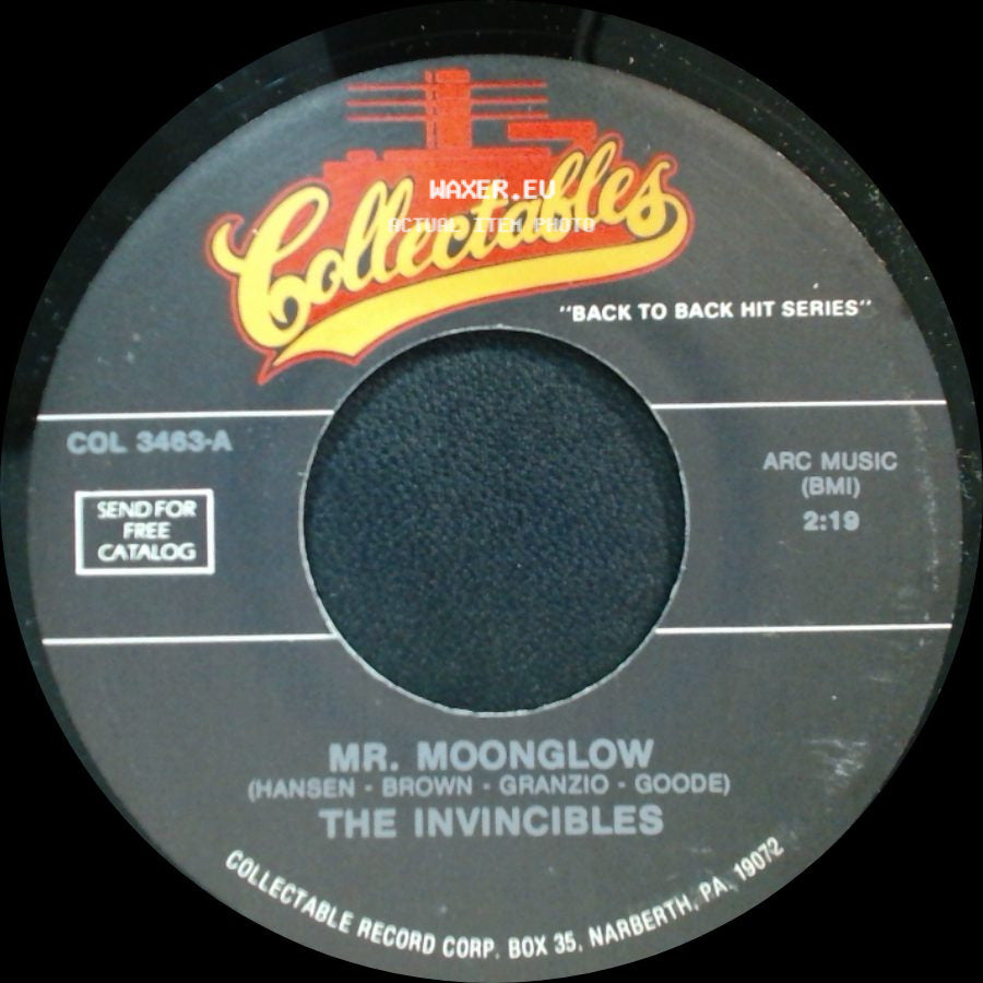 The Coronets / The Invincibles - It Would Be Heavenly / Mr. Moonglow side B