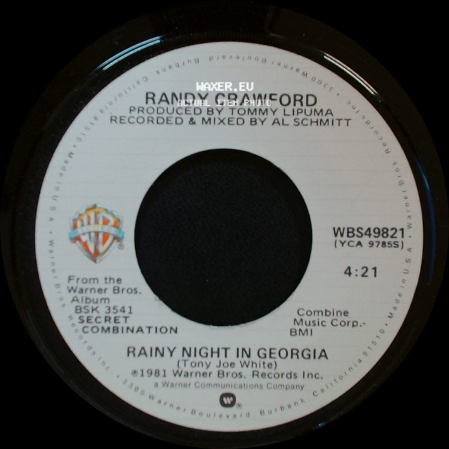 Randy Crawford - Rio De Janeiro Blue / Rainy Night In Georgia side B