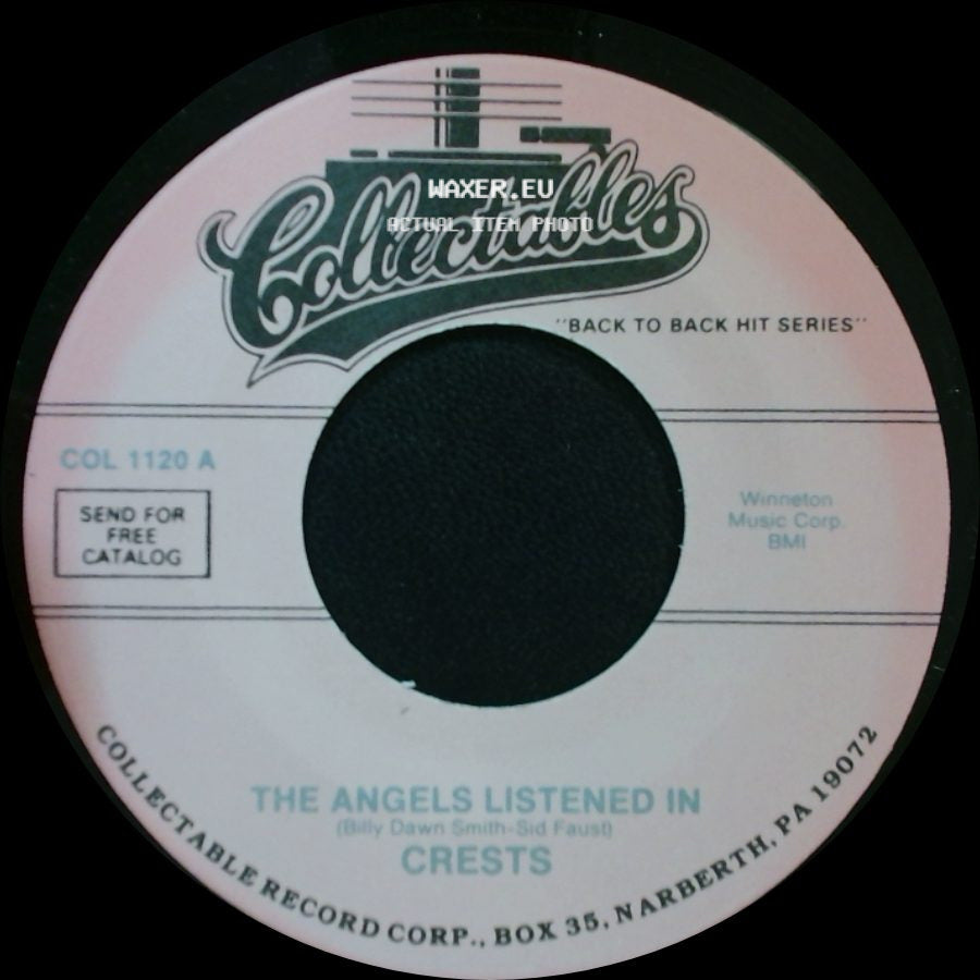Crests - The Angels Listened In / I Thank The Moon side A