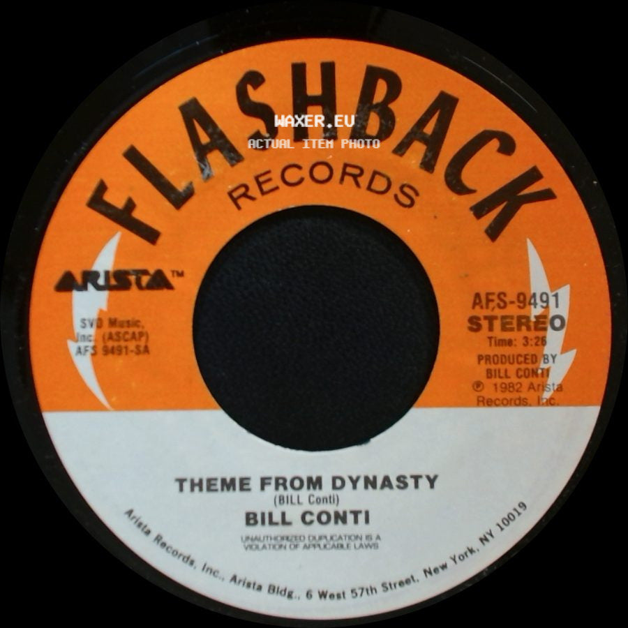 Bill Conti / Meco Monardo, Tony Bongiovi And Lance Quinn - Theme From Dynasty / Pop Goes The Movies Part 1 side A