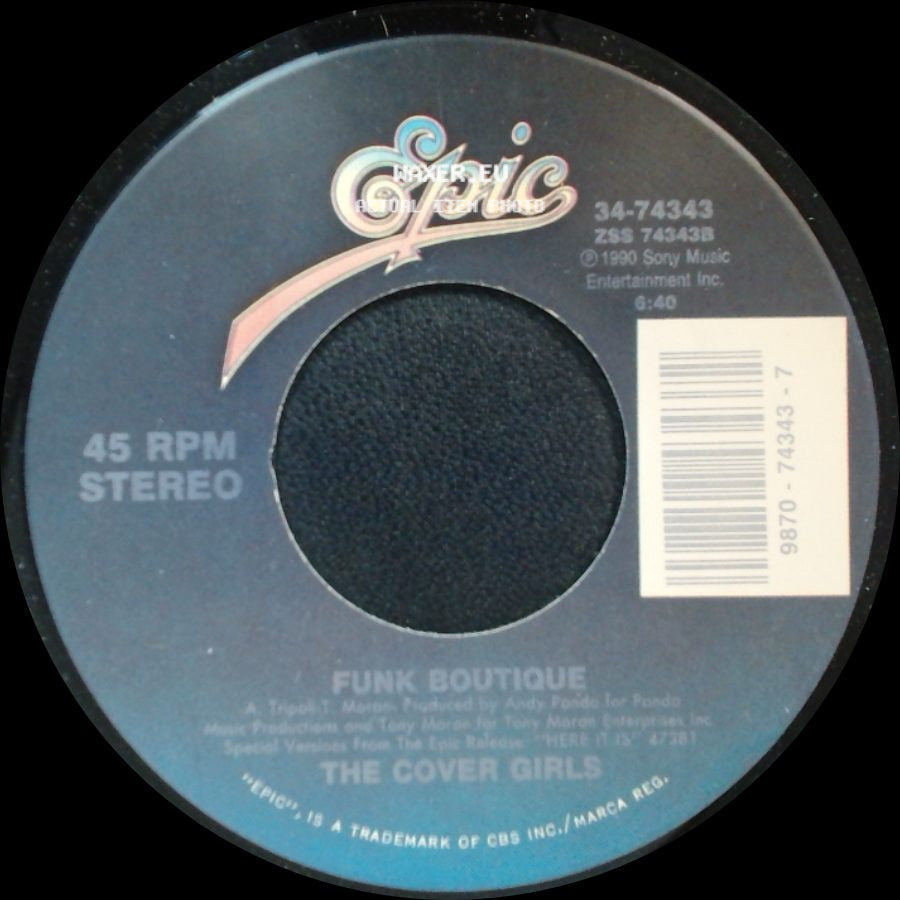 The Cover Girls - Funk Boutique / Wishing On A Star side A