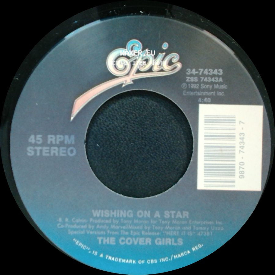 The Cover Girls - Funk Boutique / Wishing On A Star side B