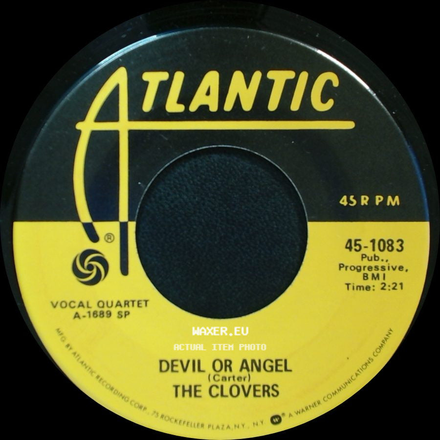 The Clovers - Hey, Doll Baby / Devil Or Angel side B