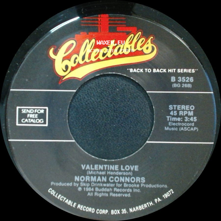 Norman Connors - Valentine Love / You Are My Starship side A