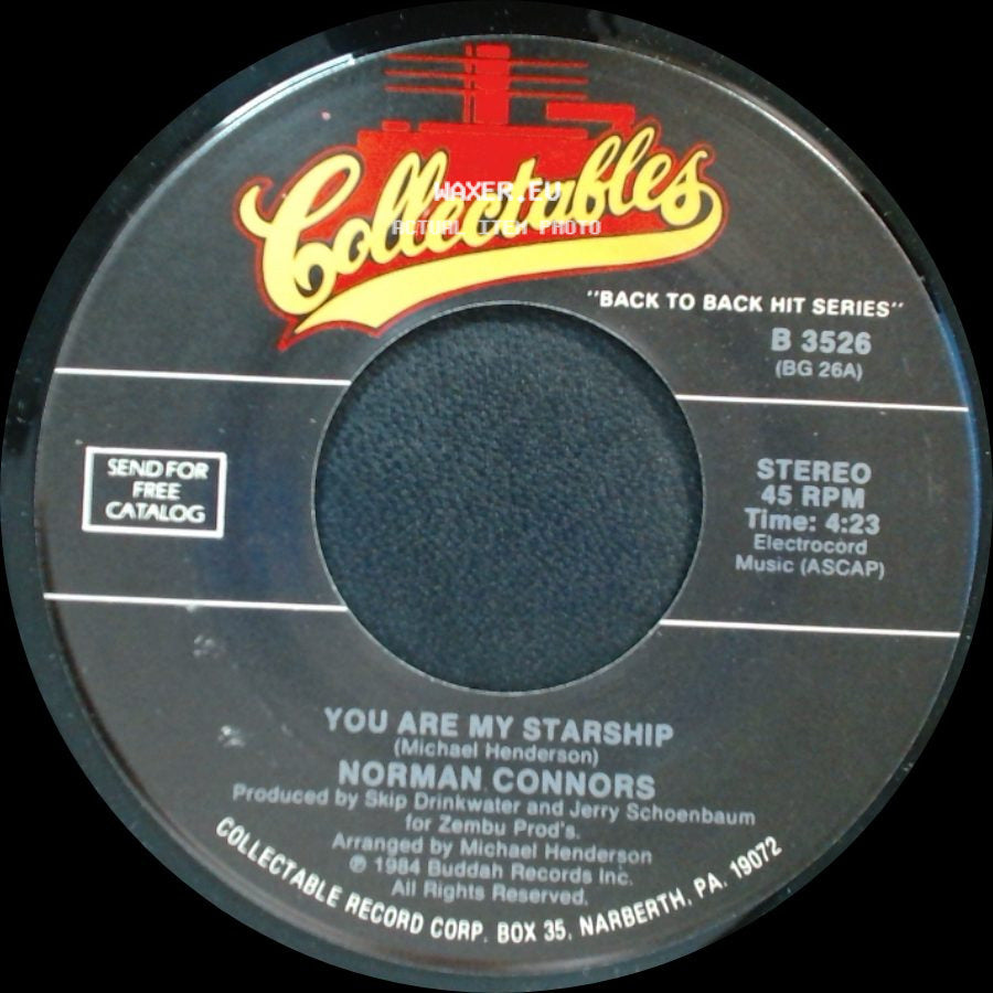Norman Connors - Valentine Love / You Are My Starship side B