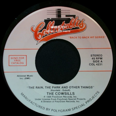 The Cowsills / Caravelles - The Rain, The Park And Other Things / You Don't Have To Be A Baby To Cry side A