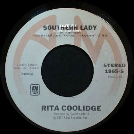 Rita Coolidge - Southern Lady / We're All Alone side A