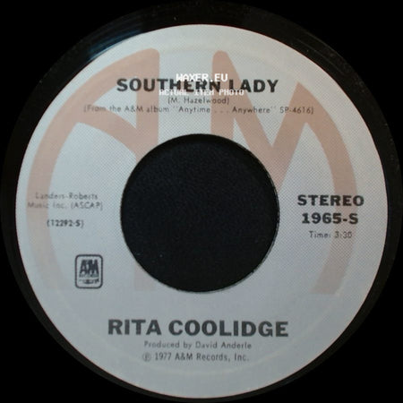 Rita Coolidge - Southern Lady / We're All Alone side A