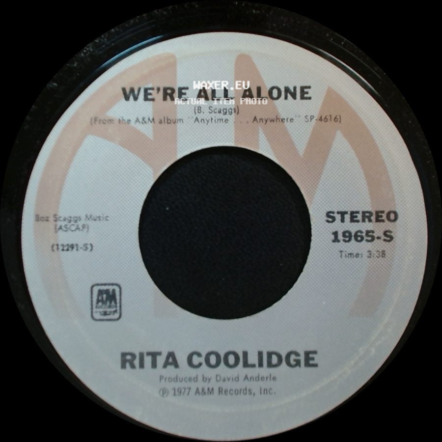 Rita Coolidge - Southern Lady / We're All Alone side B