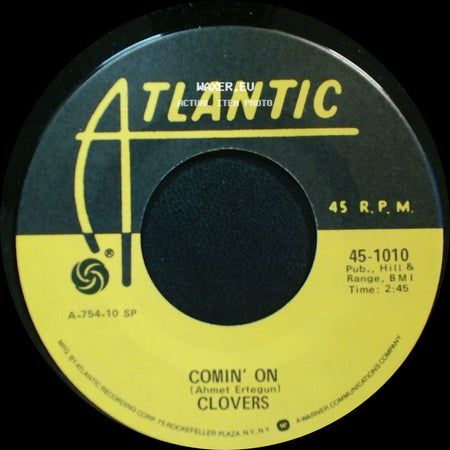 Clovers - The Feeling Is So Good / Comin' On side B