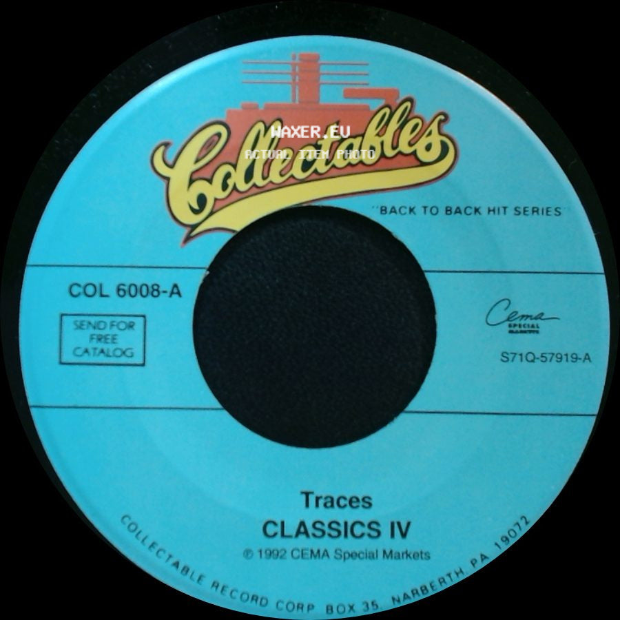 Classics Iv - Traces / Everyday With You Girl side A