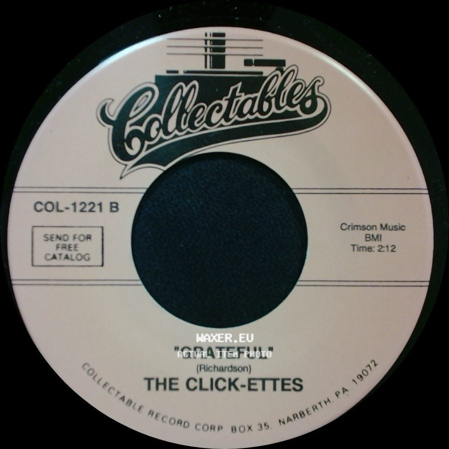 The Click-Ettes - Grateful / Lovers Prayer side A