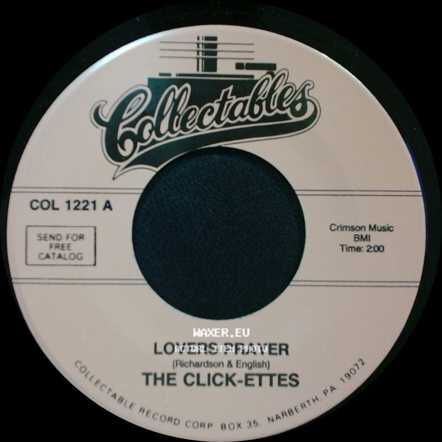 The Click-Ettes - Grateful / Lovers Prayer side B