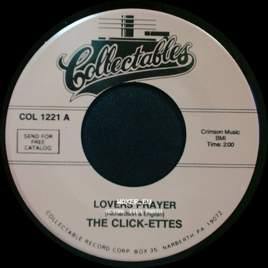 The Click-Ettes - Lovers Prayer / Grateful side A