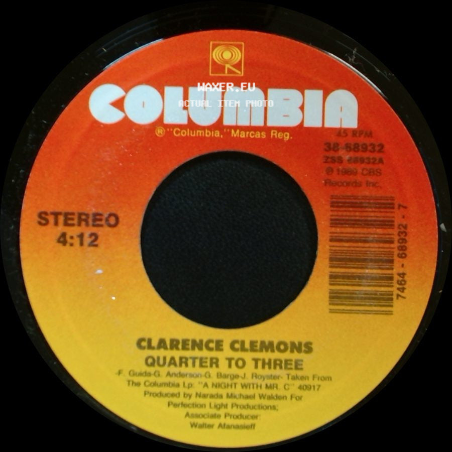 Clarence Clemons - Quarter To Three / Something Always Happens side A