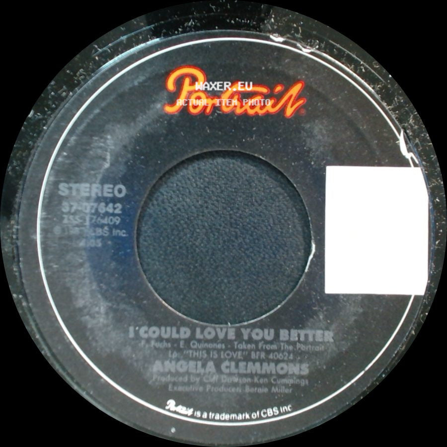 Angela Clemmons / Aretha Clemmons - I Could Love You Better / This Is Love side A