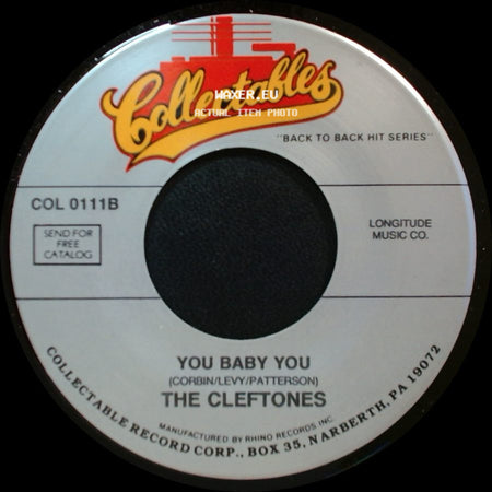 The Cleftones - Why You Do Me Like You Do / You Baby You side B