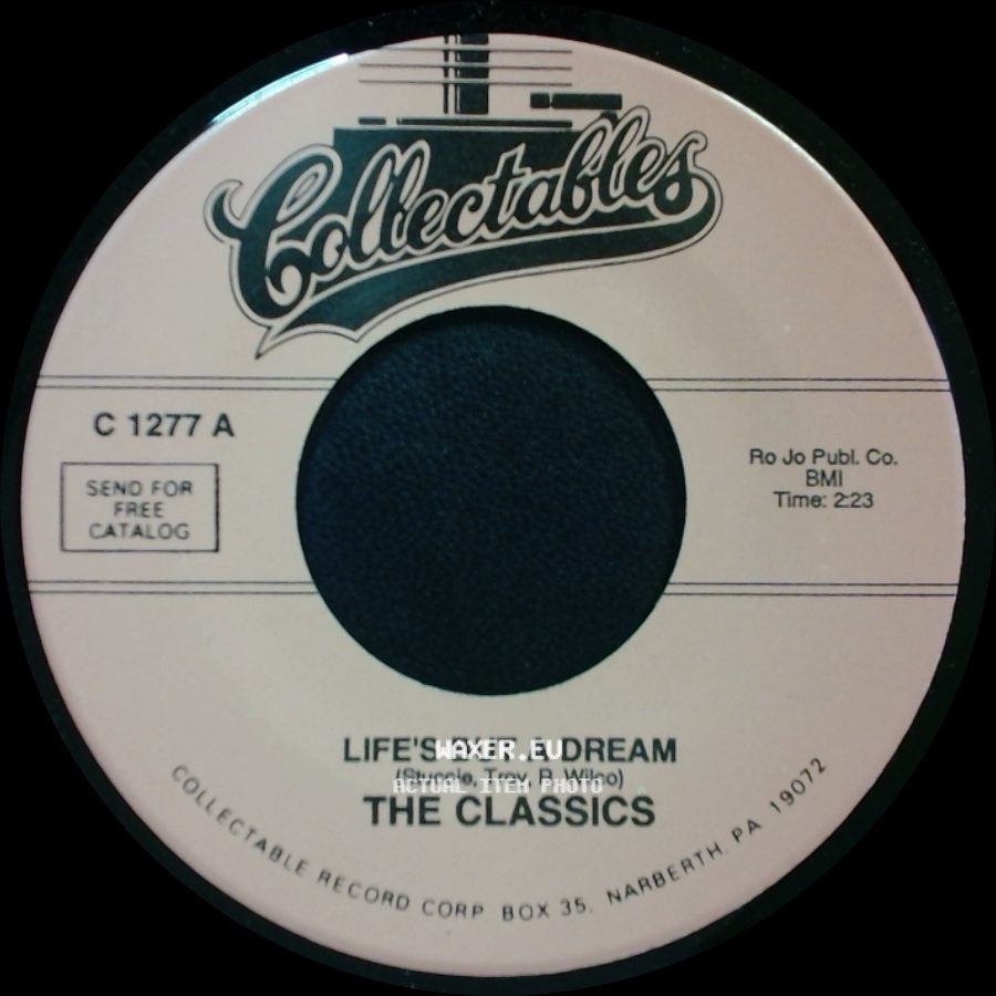 The Classics - Nuttun In The Noggun / Life's But A Dream side B