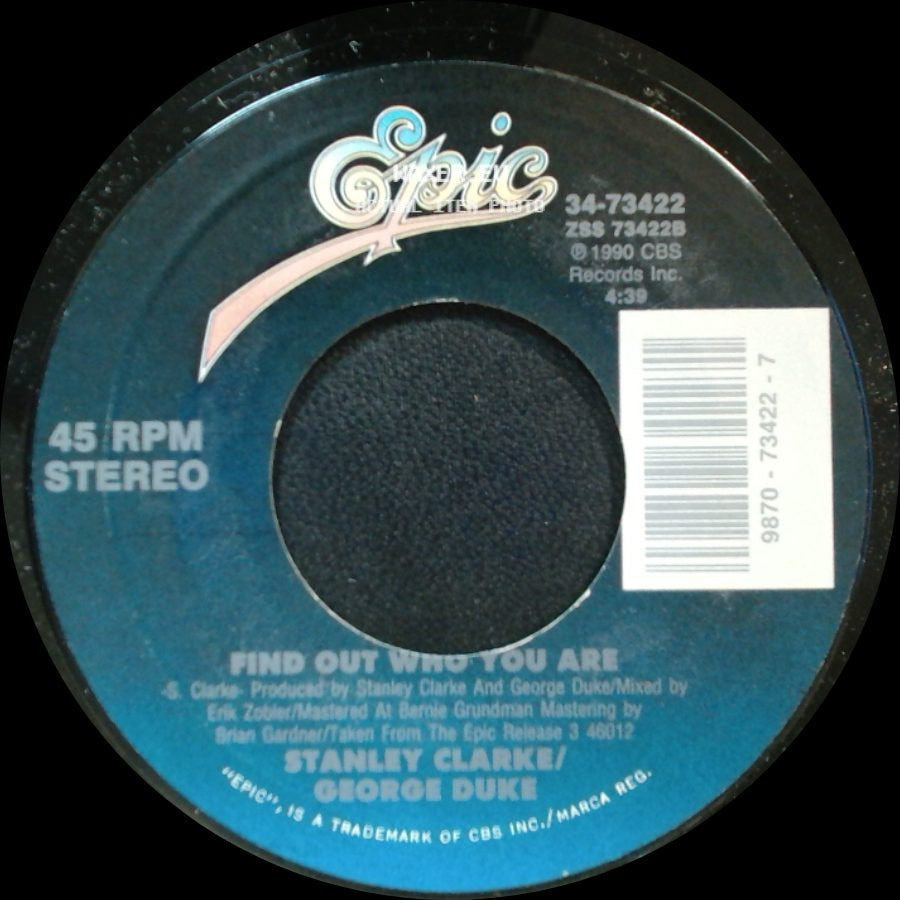Stanley Clarke / George Duke - Lady / Find Out Who You Are side B