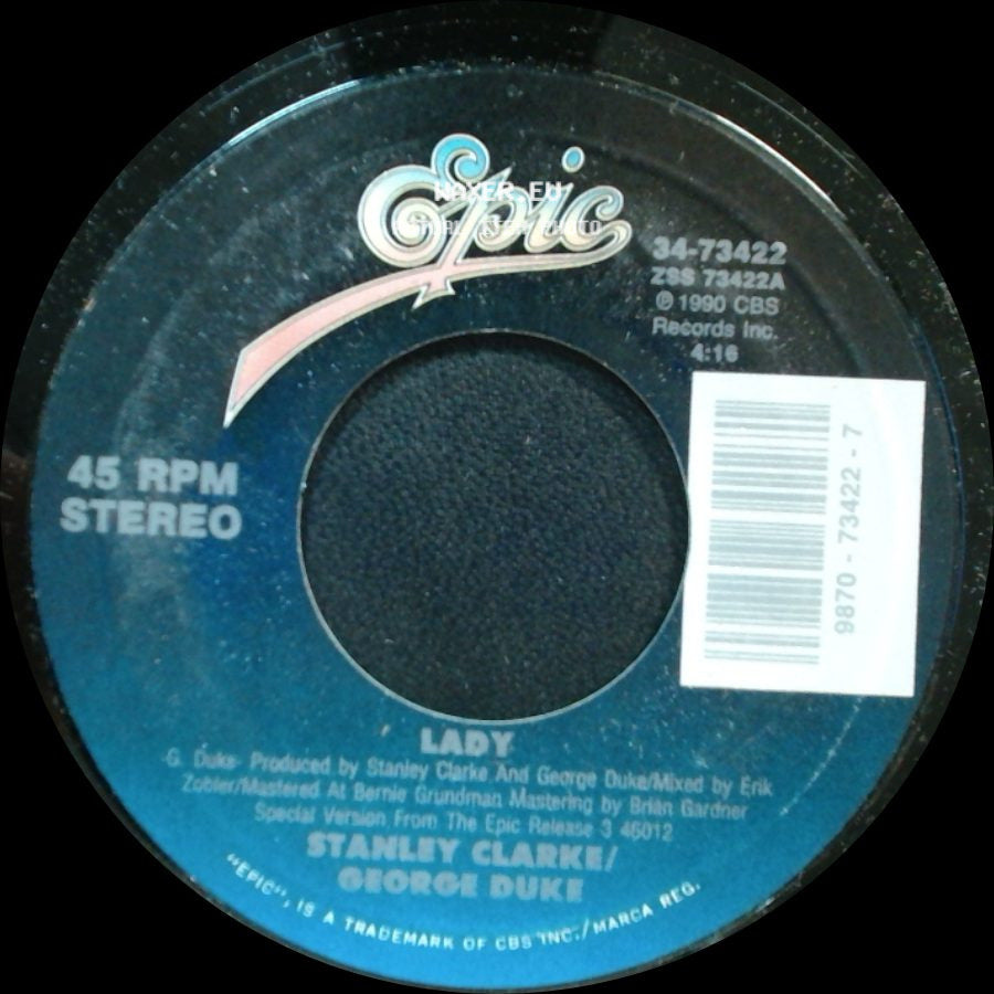 Stanley Clarke / George Duke - Lady / Find Out Who You Are side A