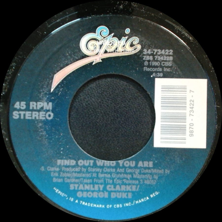 Stanley Clarke / George Duke - Lady / Find Out Who You Are side B