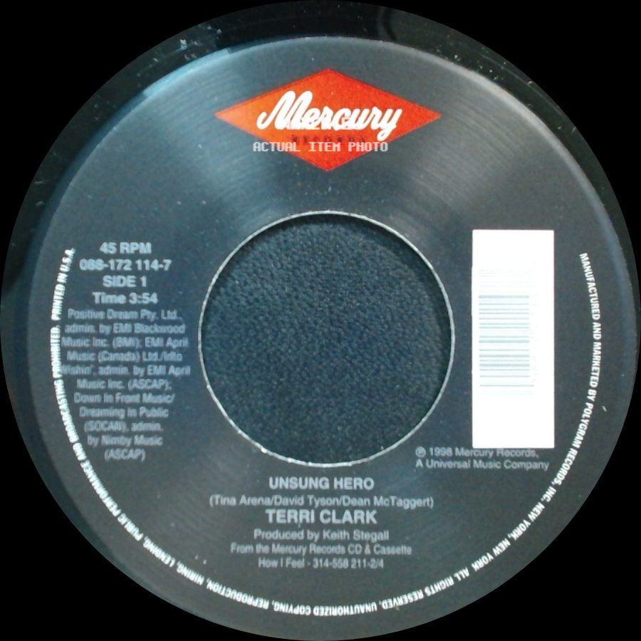 Terri Clark - Unsung Hero / Not Getting Over You side A