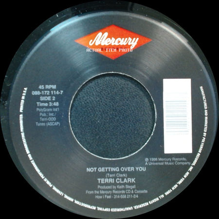 Terri Clark - Unsung Hero / Not Getting Over You side B