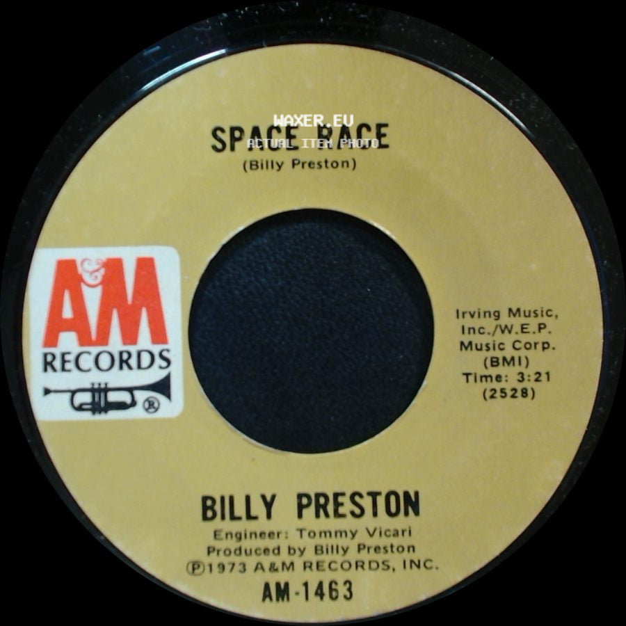 Billy Preston - Space Race / We're Gonna Make It side A