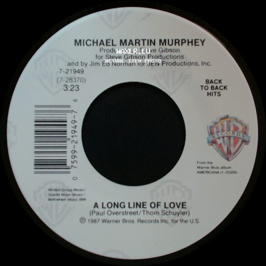 Michael Martin Murphey And Holly Dunn / Michael Martin Murphey - A Face In The Crowd / A Long Line Of Love side B
