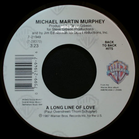 Michael Martin Murphey / Michael Martin Murphey And Holly Dunn - A Long Line Of Love / A Face In The Crowd side A