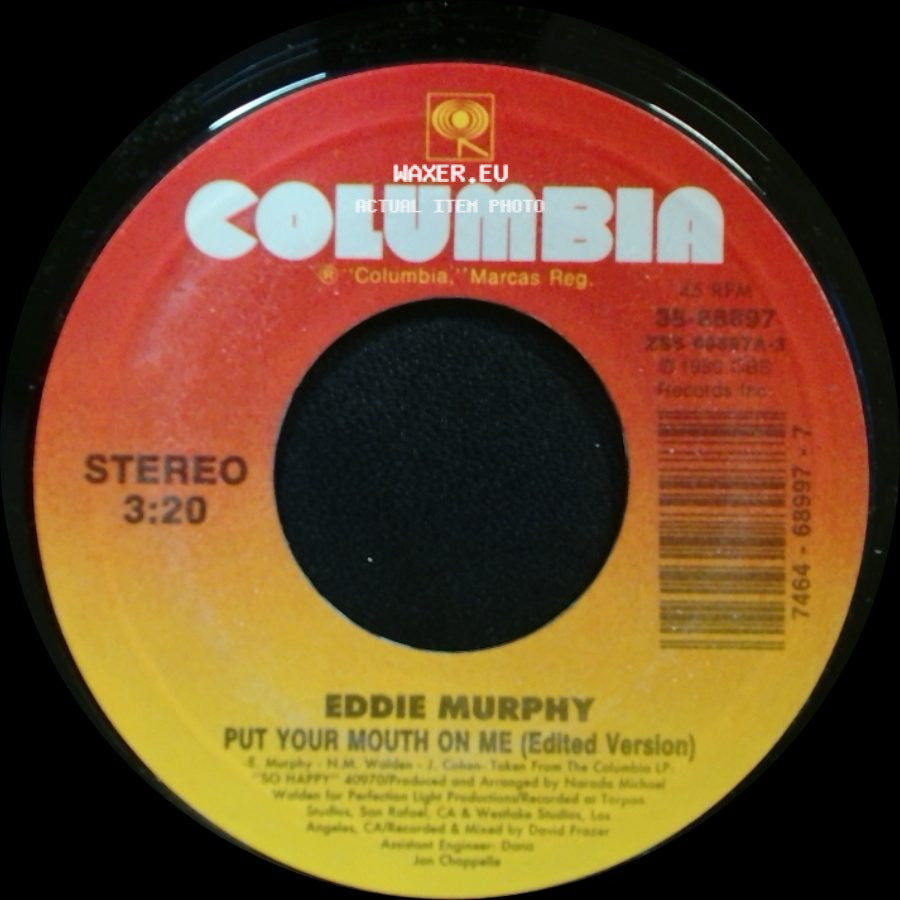 Eddie Murphy - Put Your Mouth On Me (Edited Version) / With All I Know side A
