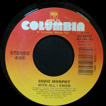 Eddie Murphy - Put Your Mouth On Me (Edited Version) / With All I Know side B