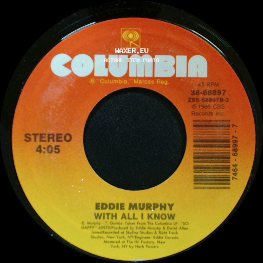 Eddie Murphy - With All I Know / Put Your Mouth On Me (Edited Version) side A