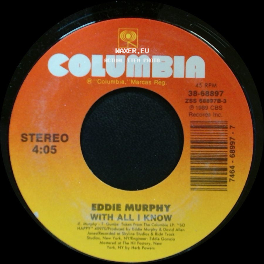 Eddie Murphy - With All I Know / Put Your Mouth On Me (Edited Version) side A