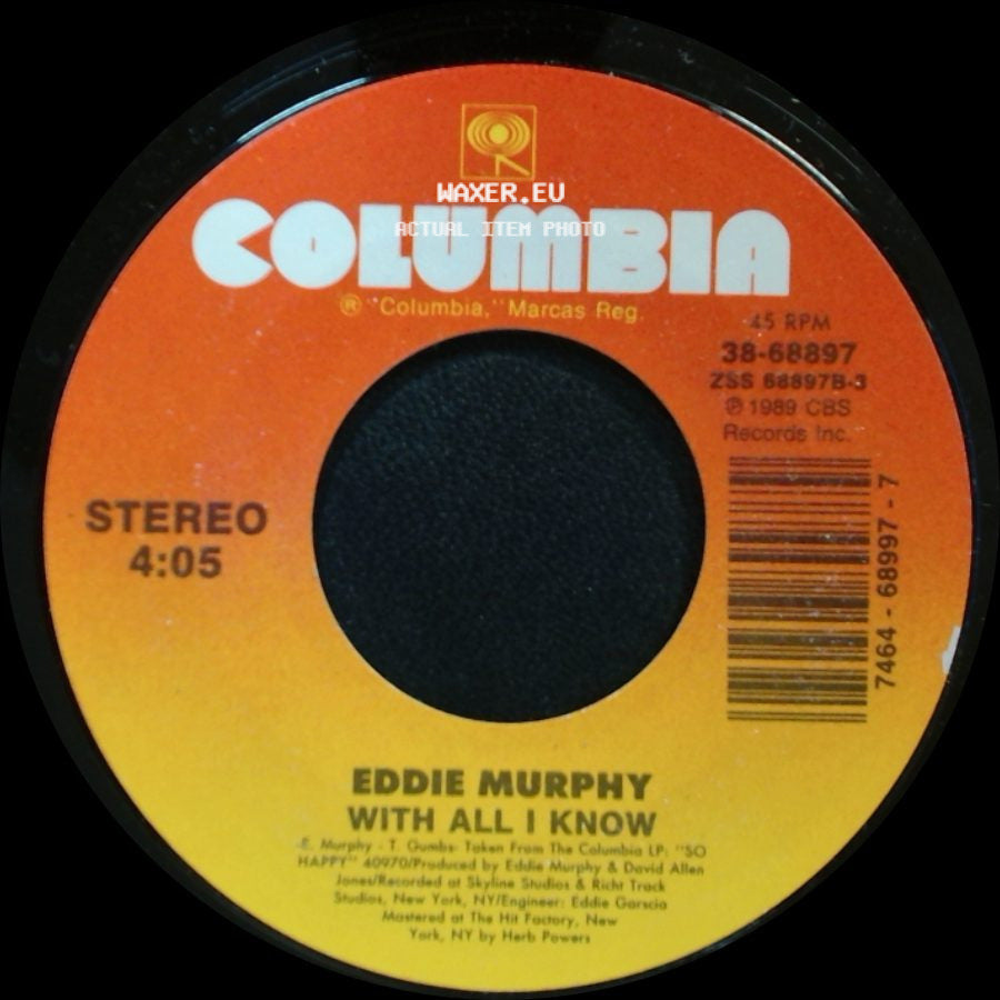 Eddie Murphy - With All I Know / Put Your Mouth On Me (Edited Version) side A