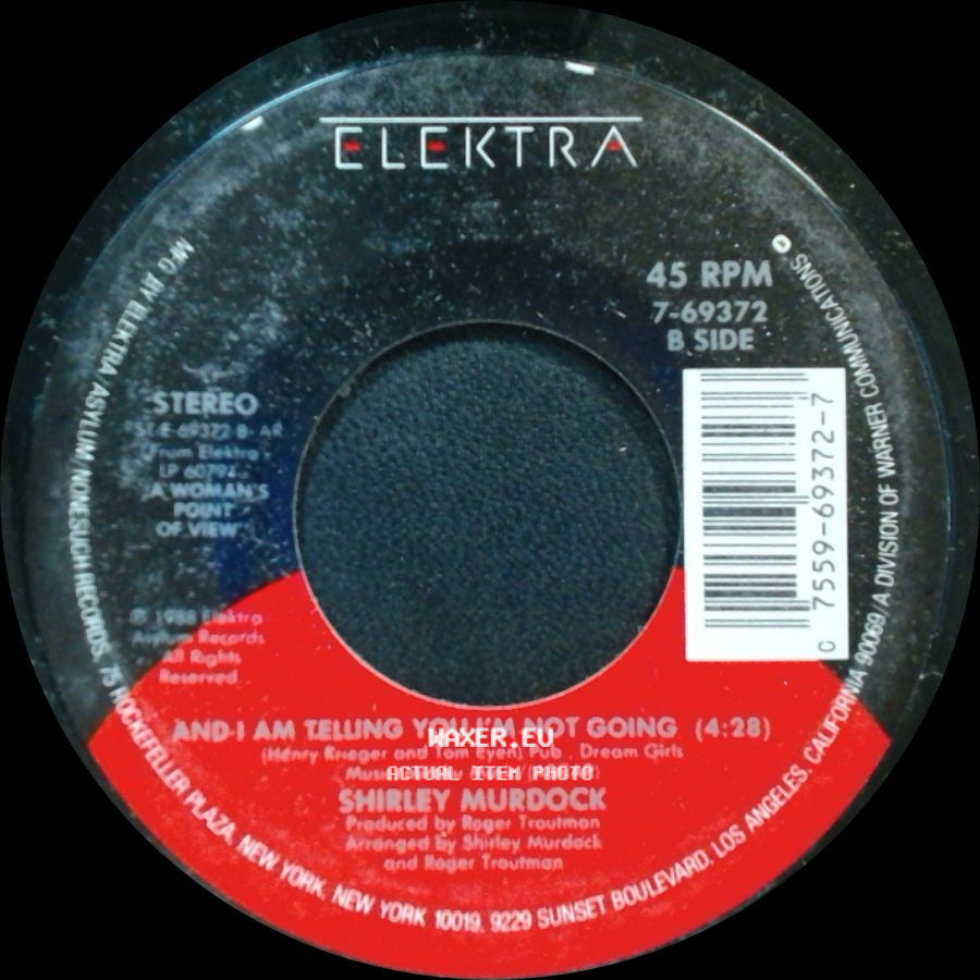 Shirley Murdock - Danger Zone / And I Am Telling You I'm Not Going side B