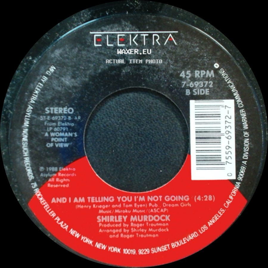 Shirley Murdock - Oh What A Feeling / And I Am Telling You I'm Not Going side B
