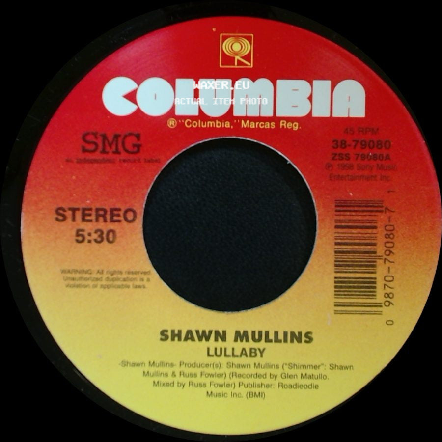Shawn Mullins - The Gulf Of Mexico / Lullaby side B